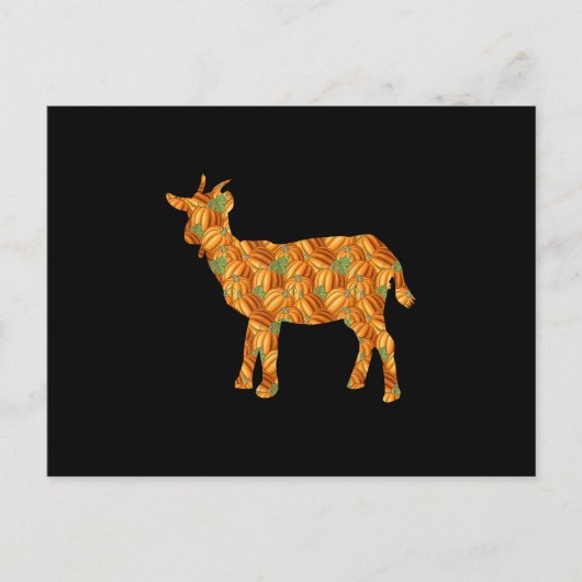 Carte Postale Goat Easy Halloween (Devant)