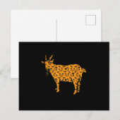 Carte Postale Goat Easy Halloween (Devant / Derrière)