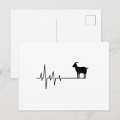 Carte Postale Goat Heartbeat (Devant / Derrière)