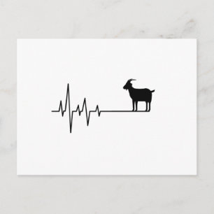 Carte Postale Goat Heartbeat