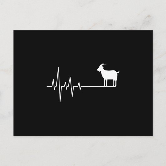 Carte Postale Goat Heartbeat (Devant)