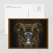 CARTE POSTALE GOAT KING (Devant / Derrière)
