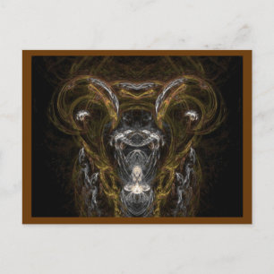 CARTE POSTALE GOAT KING