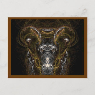 CARTE POSTALE GOAT KING
