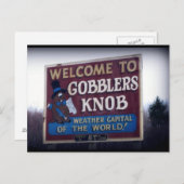 Carte Postale Gobblers Knob Punxsutawney, Pennsylvanie (Devant / Derrière)