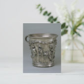 Carte Postale Gobelet en relief avec squelettes (Debout devant)