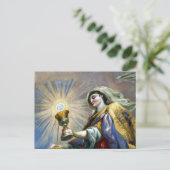 Carte Postale gobelet fresque (Debout devant)