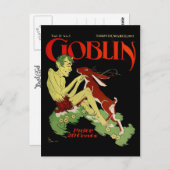 Carte Postale Gobelin et lapin (Devant / Derrière)