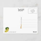 Carte Postale Gobelin et lapin (Dos)