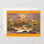 Carte Postale Goblins d'Halloween vintage (Devant / Derrière)