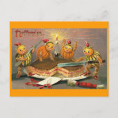 Carte Postale Goblins d'Halloween vintage (Devant)