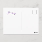 Carte Postale God is very creative (Dos)