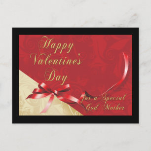 Carte postale God Mother Valentine