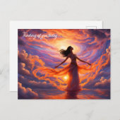 Carte Postale Goddess of the Sky Creating Light (Devant / Derrière)