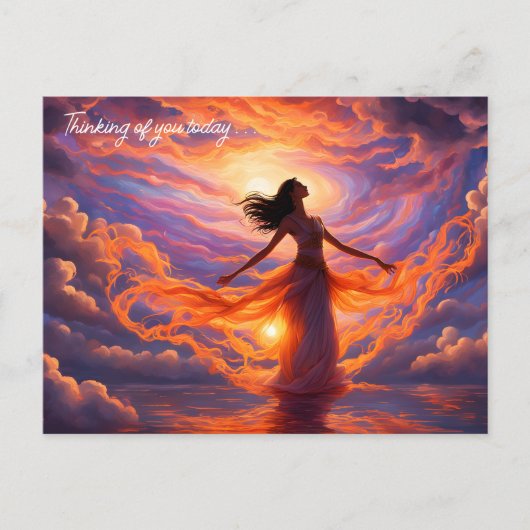 Carte Postale Goddess of the Sky Creating Light (Devant)