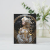 Carte postale Goddess Queen Imaginaire Art (Debout devant)