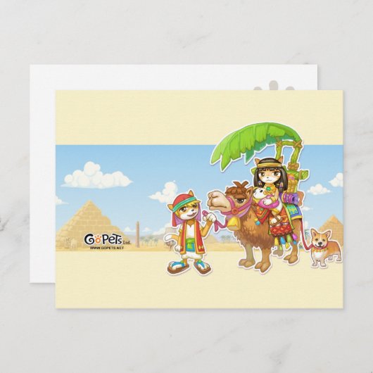 Carte postale GoDesert (Devant / Derrière)