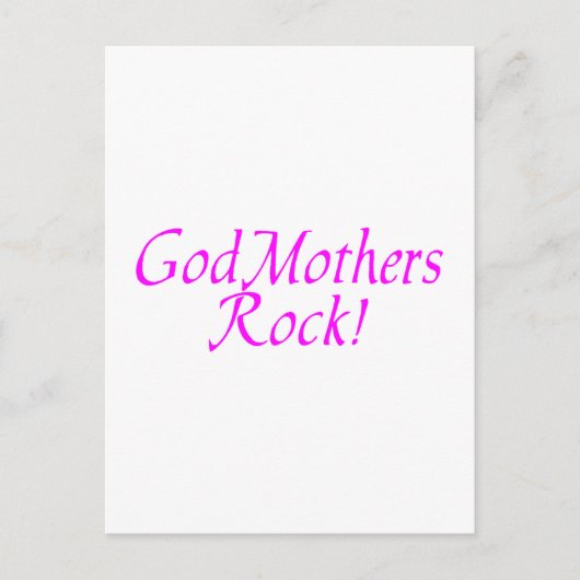 Carte Postale GodMothers Rock Rose (Devant)