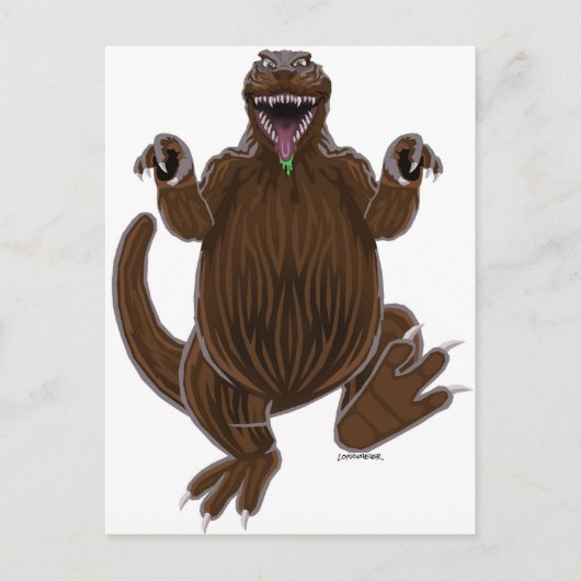 Carte postale Godzilla (Devant)