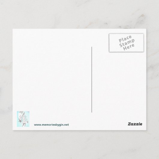 Carte Postale Goéland (Dos)