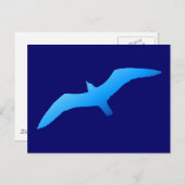 Carte Postale Goéland bleu (Devant / Derrière)