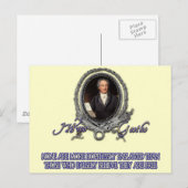 Carte Postale Goethe Citation sur la liberté et l'illusion (Devant / Derrière)