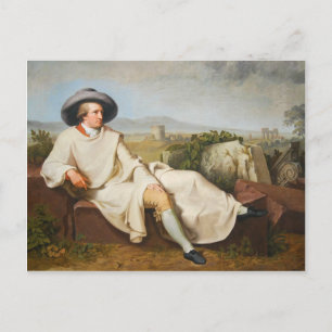 Carte Postale Goethe in the Roman Campagna par Tischbein 1787