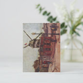 Carte Postale Gogh, Vincent van Le Moulin de La Galette 1886 Tec (Debout devant)