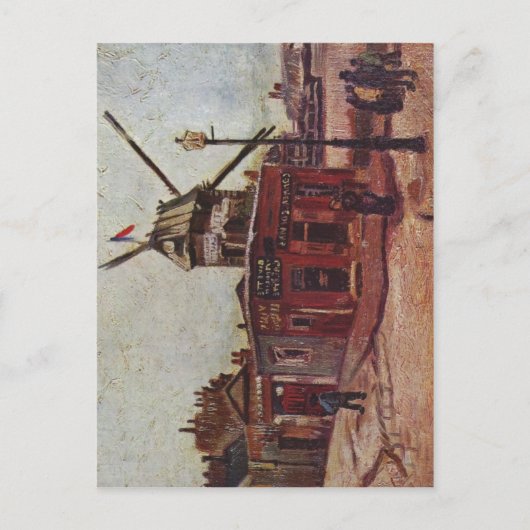 Carte Postale Gogh, Vincent van Le Moulin de La Galette 1886 Tec (Devant)