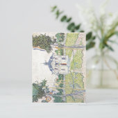 Carte Postale Gogh, Vincent Willem van Das Gemeindehaus à Auver (Debout devant)