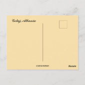 Carte Postale Golaj Albanie (Dos)