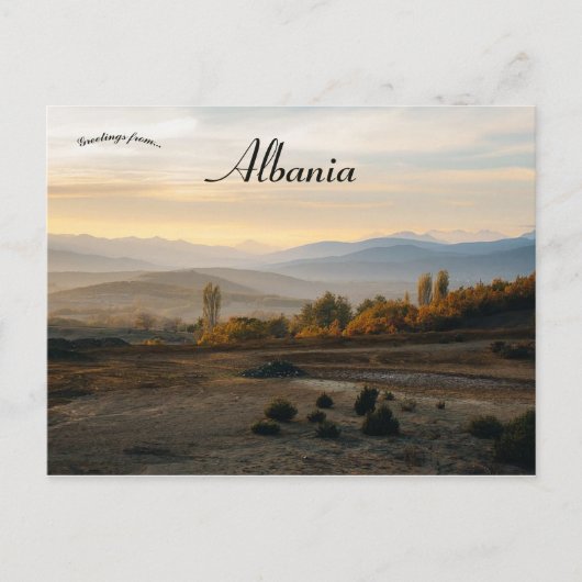 Carte Postale Golaj Albanie (Devant)