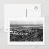 Carte Postale Gold Beach, Oregon Town View et Sunset Inn (Devant / Derrière)