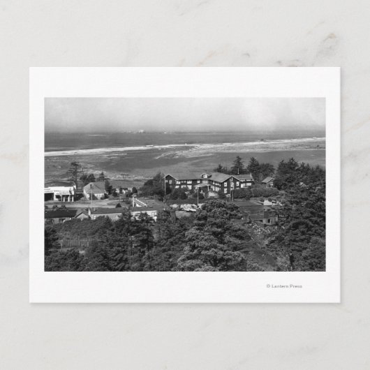 Carte Postale Gold Beach, Oregon Town View et Sunset Inn (Devant)