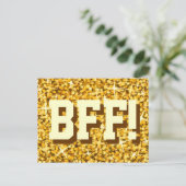 Carte postale "Gold" 'BFF!' Glitz (Debout devant)