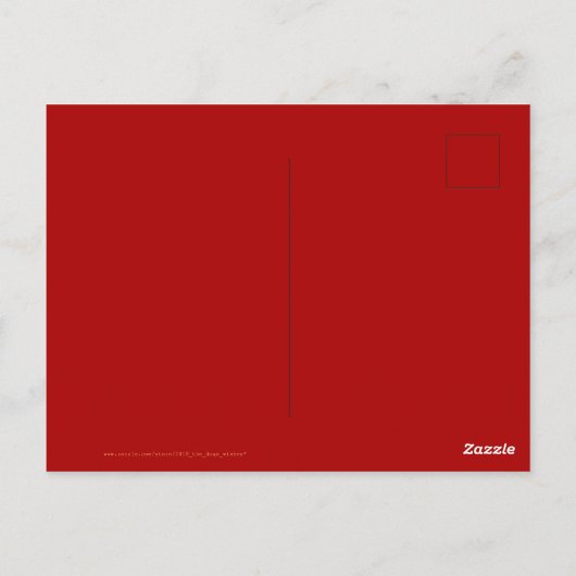 Carte Postale Gold Chine papier découpé Tiger Année Choisir la c (Dos)