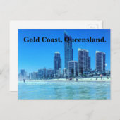 Carte postale, Gold Coast. (Devant / Derrière)