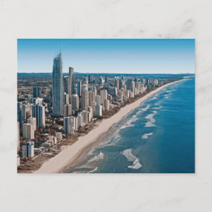 Carte Postale Gold Coast Australia Aerial View
