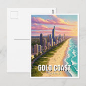 Carte Postale Gold Coast Australia Travel (Devant / Derrière)