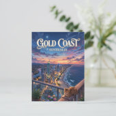 Carte Postale Gold Coast Australie (Debout devant)