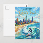 Carte Postale Gold Coast Australie (Devant / Derrière)