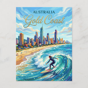 Carte Postale Gold Coast Australie