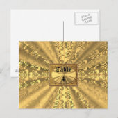 Carte Postale Gold damask (Devant / Derrière)