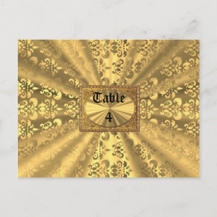 Carte Postale Gold damask
