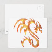 Carte Postale Gold Dragon (Devant / Derrière)