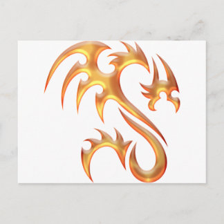 Carte Postale Gold Dragon