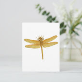 Carte postale Gold Dragonfly (Debout devant)