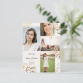 Carte postale Gold Feuilles 4 Photo Grad Faire-par (Debout devant)