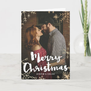 Carte postale Gold Flakes Christmas