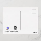 Carte postale Gold Foil (Verso)